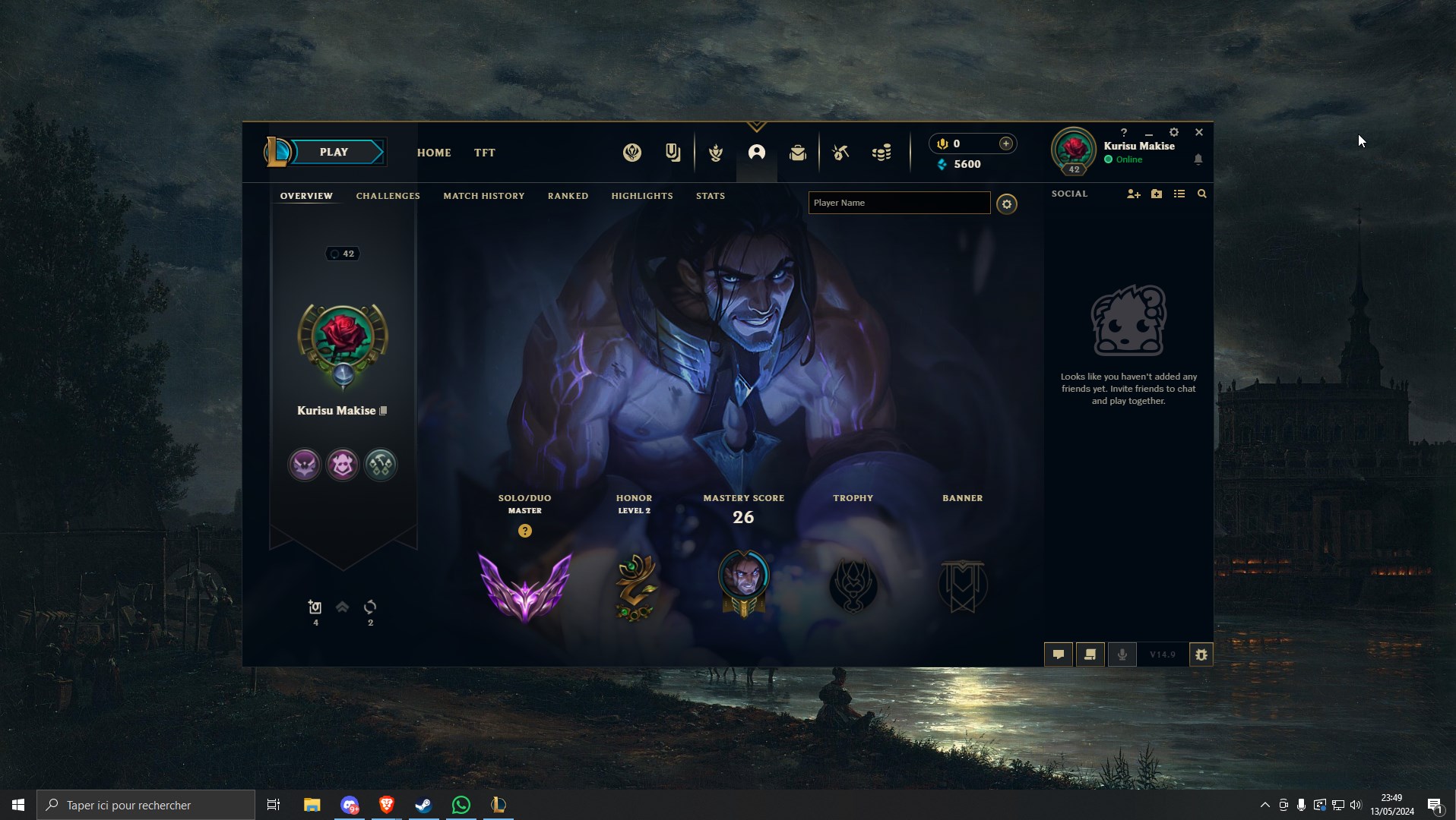 League of Legends Master Rank